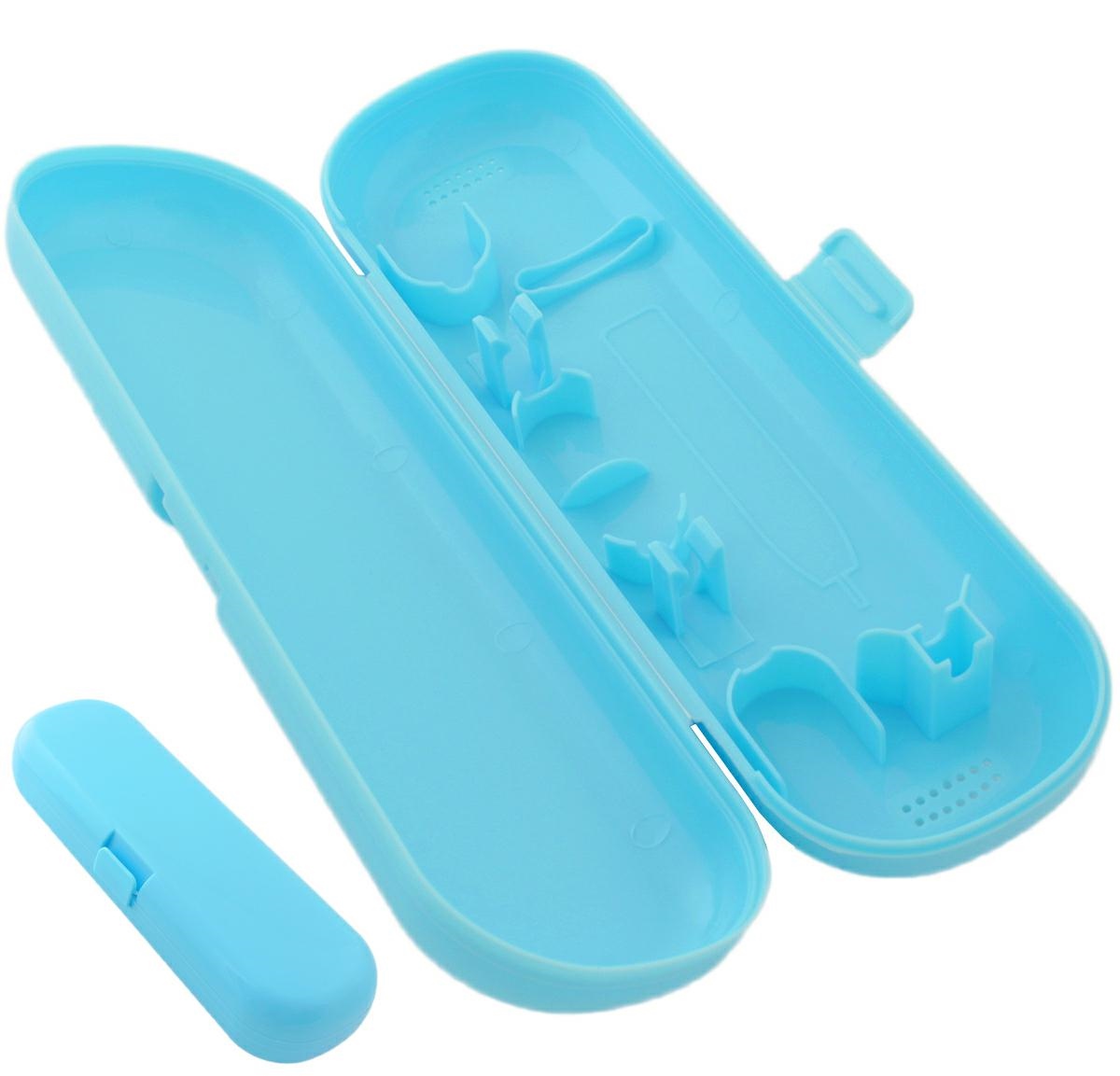 Dėklas dantų šepetėliui oral-b, mėlynas, 22x7x4,5 cm
