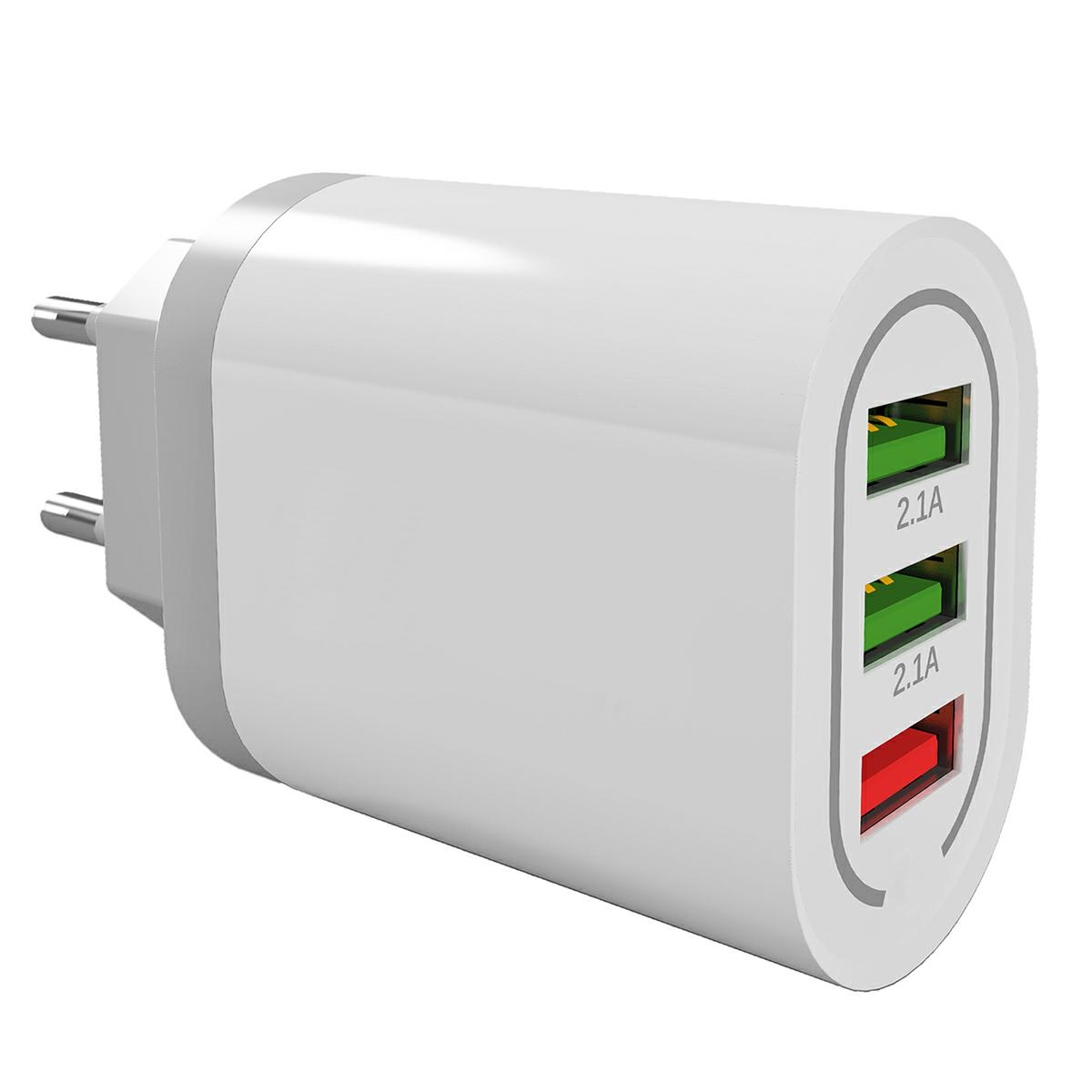 Tinklo laidas tinklo įkroviklis. usb, greitas, 18w baltas
