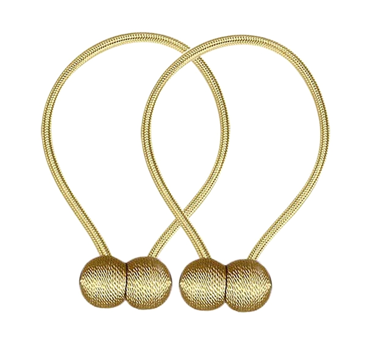 Užuolaidų segtukas su magnetu, auksinis, 47 cm, 2 vnt.