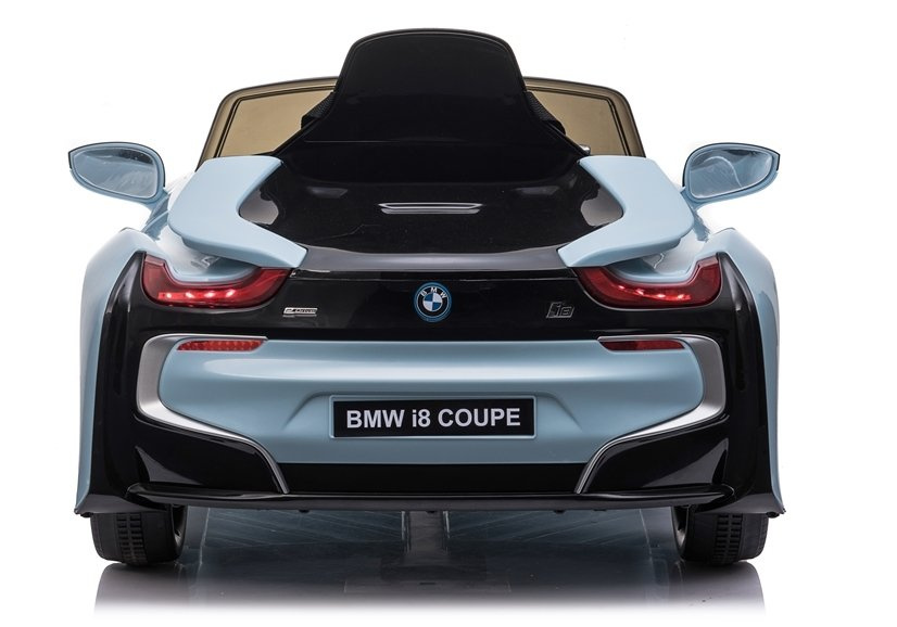 Vienvietis vaikiškas elektromobilis bmw i8 je1001, mėlynas