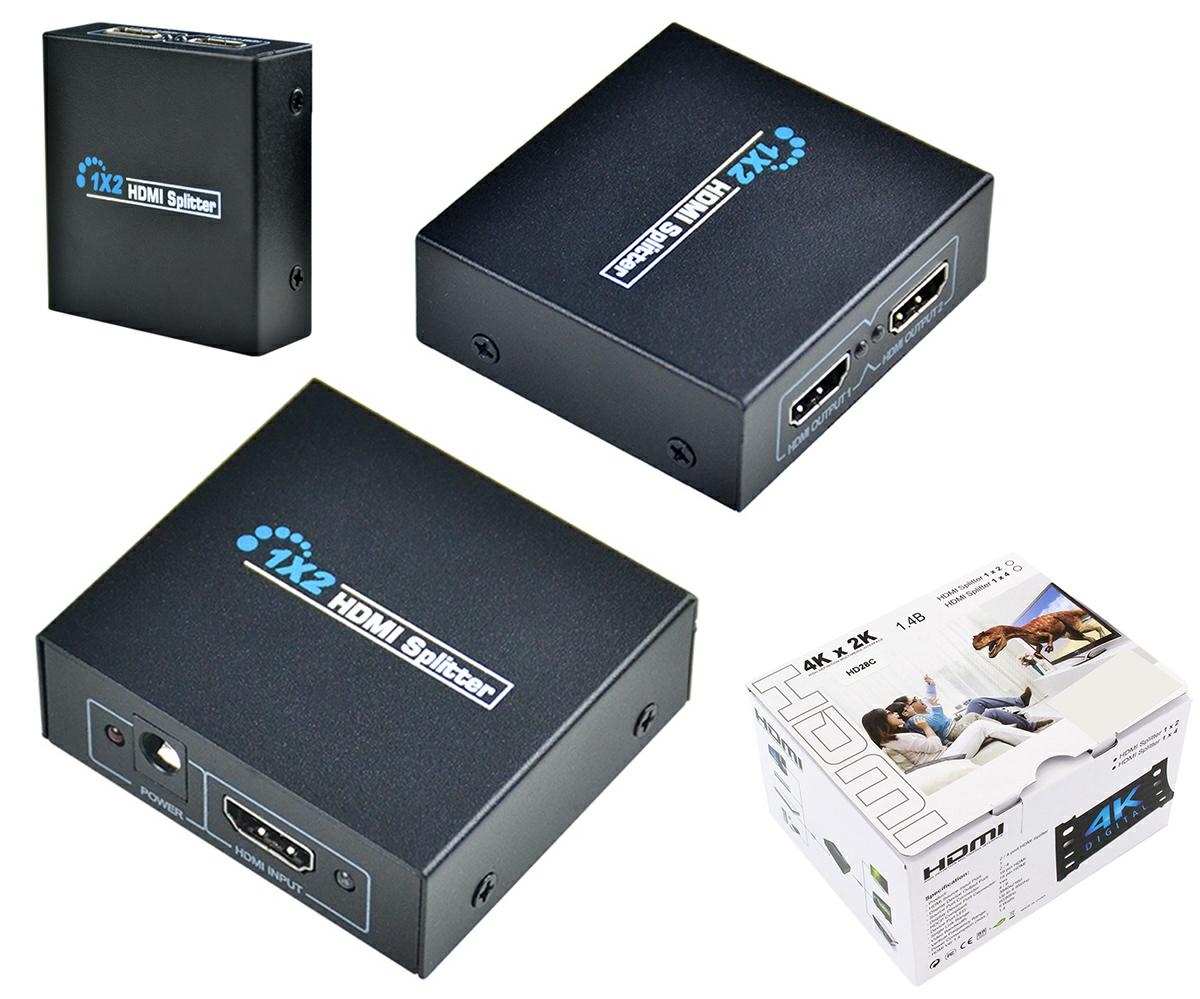 Hdmi skirstytuvas hd28c 1x2 4k