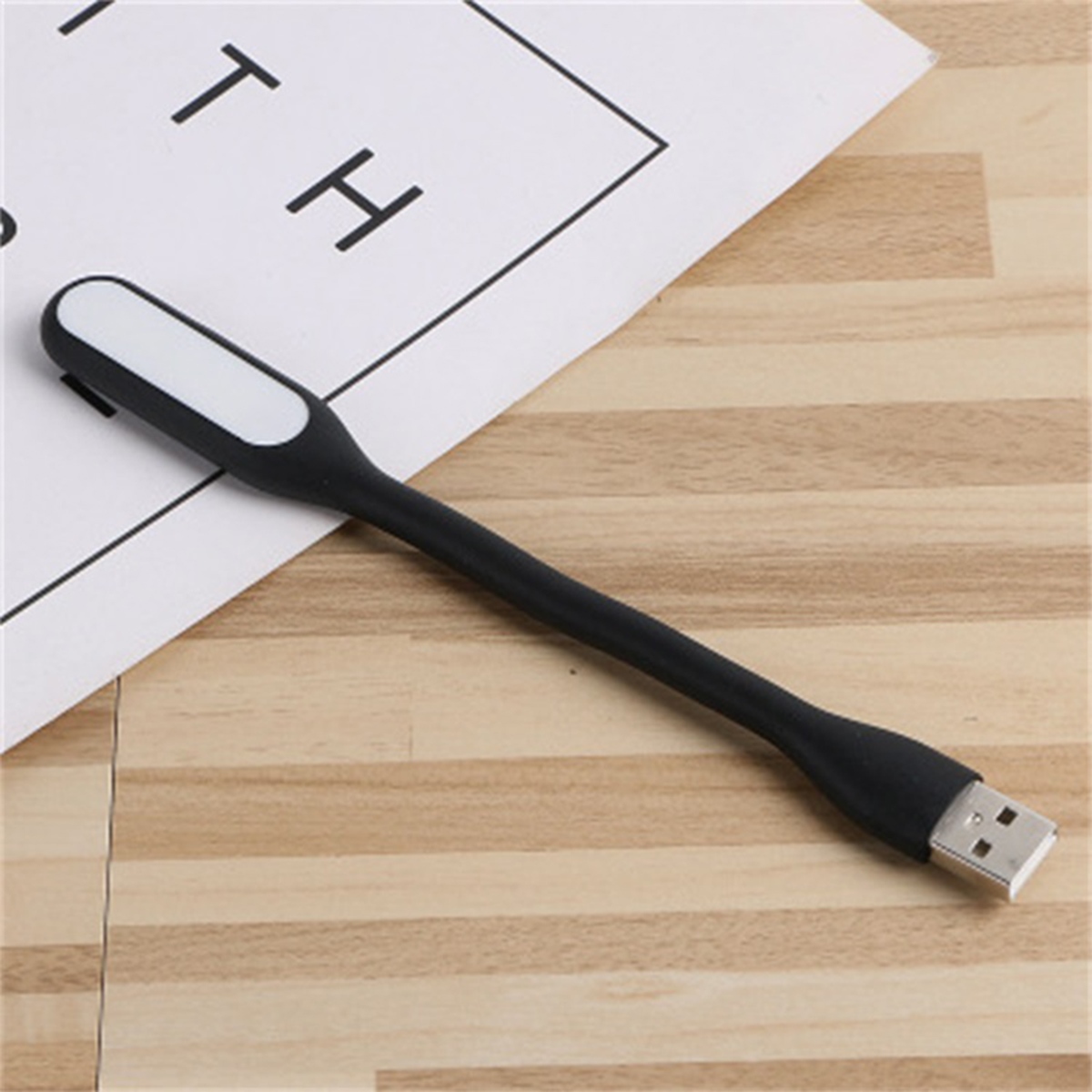 Usb lemputė zd58, 6 led, juoda 1