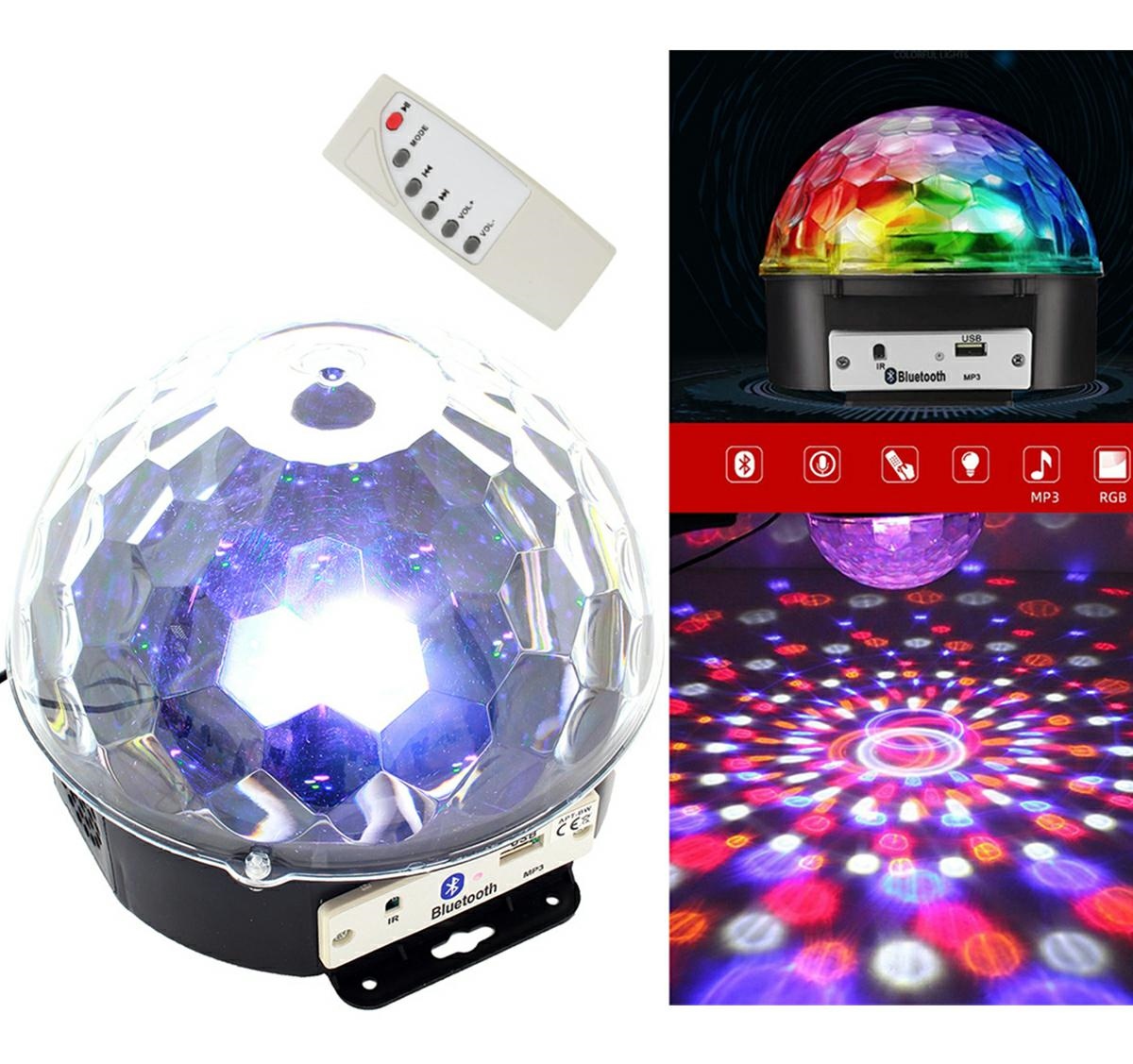 Disko projektorius MP3 BLUETOOTH