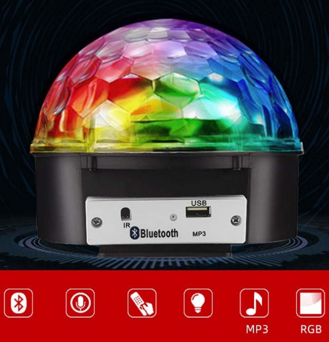 Disko projektorius MP3 BLUETOOTH