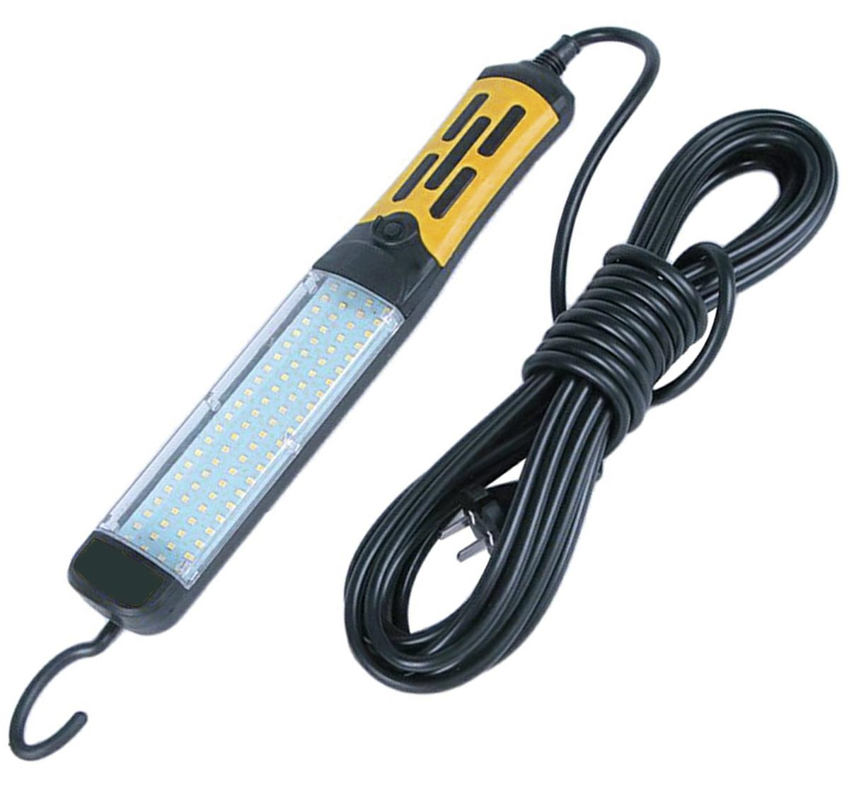 Led dirbtuvių lempa su magnetiniu laikikliu, 100 led diodų, 32 cm