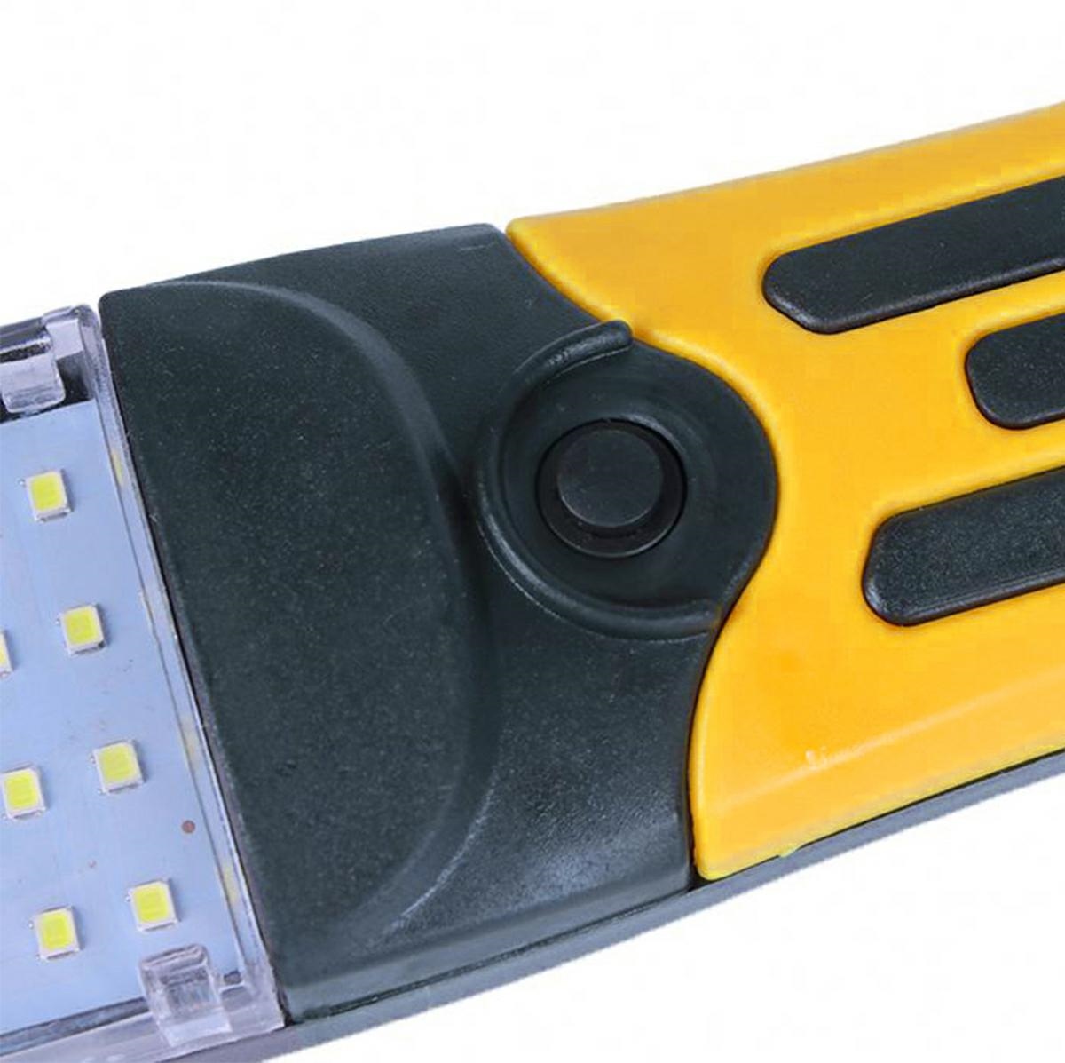 Led dirbtuvių lempa su magnetiniu laikikliu, 100 led diodų, 32 cm
