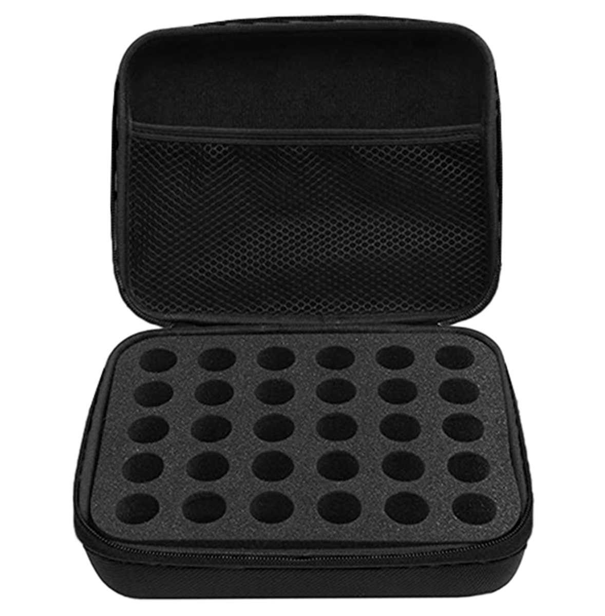 Lakų dėklas ag675, 21x17x6 cm, 30 lakų, juodas 1