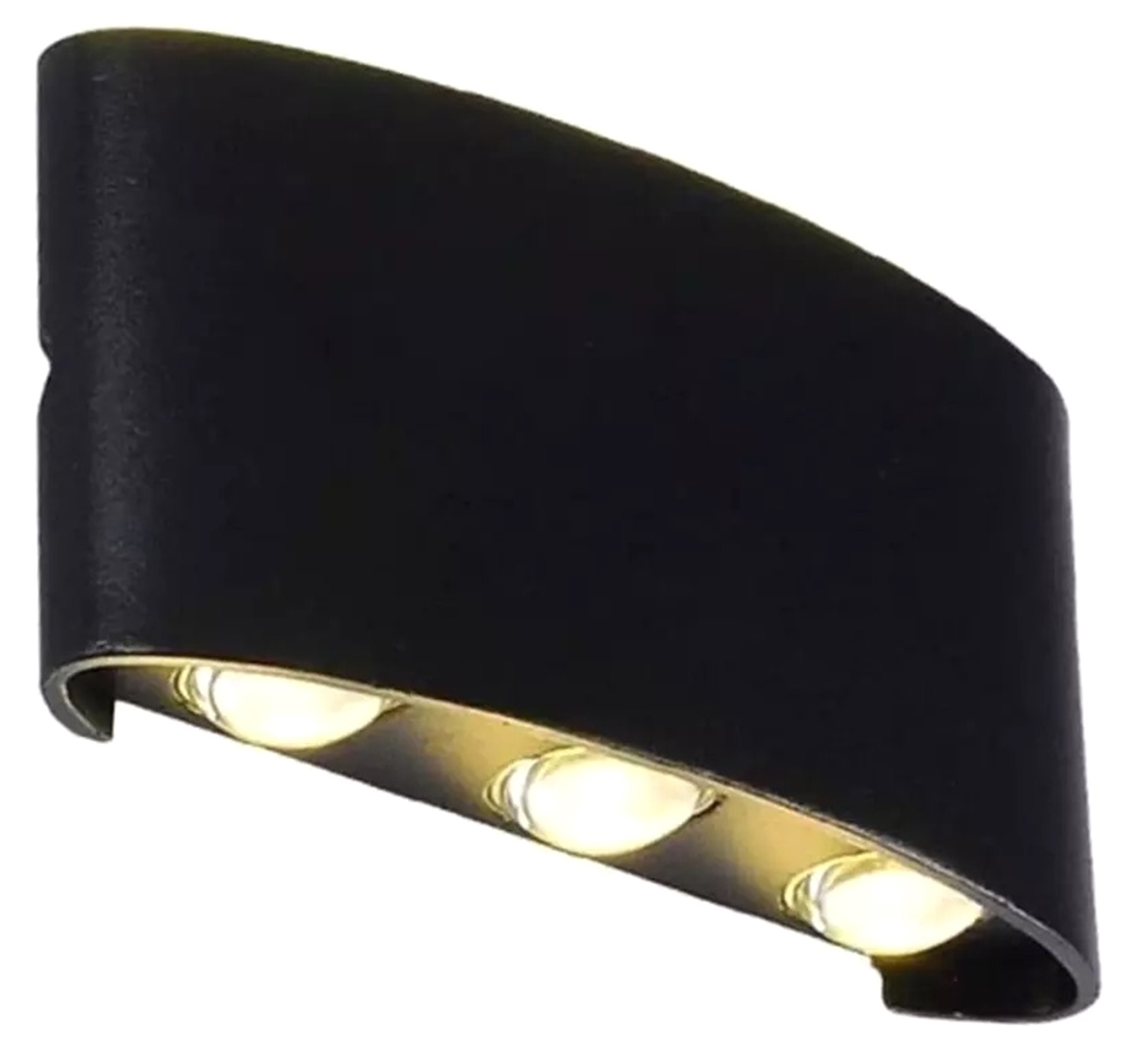 Lempa led 6w juodas