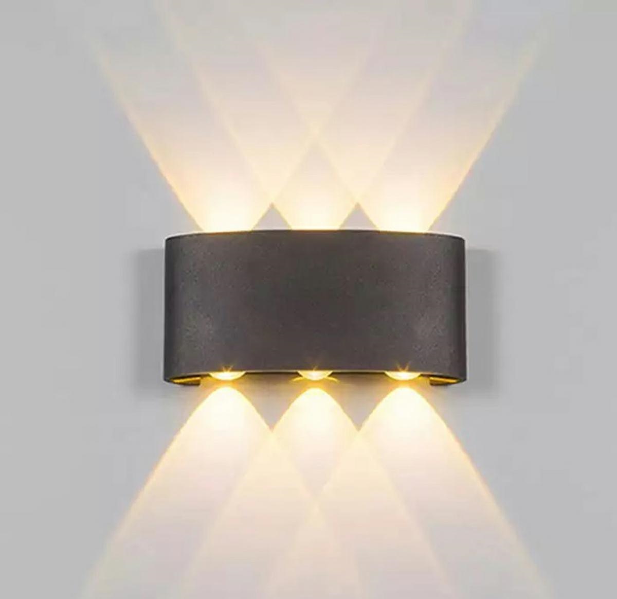 Lempa led 6w juodas