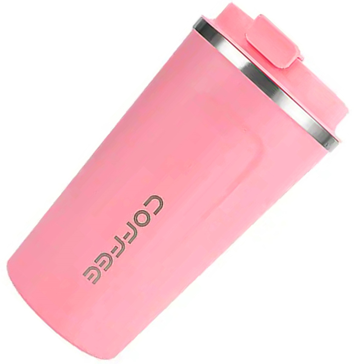 Termo puodelis nerūdijančio plieno 510 ml, rožinis