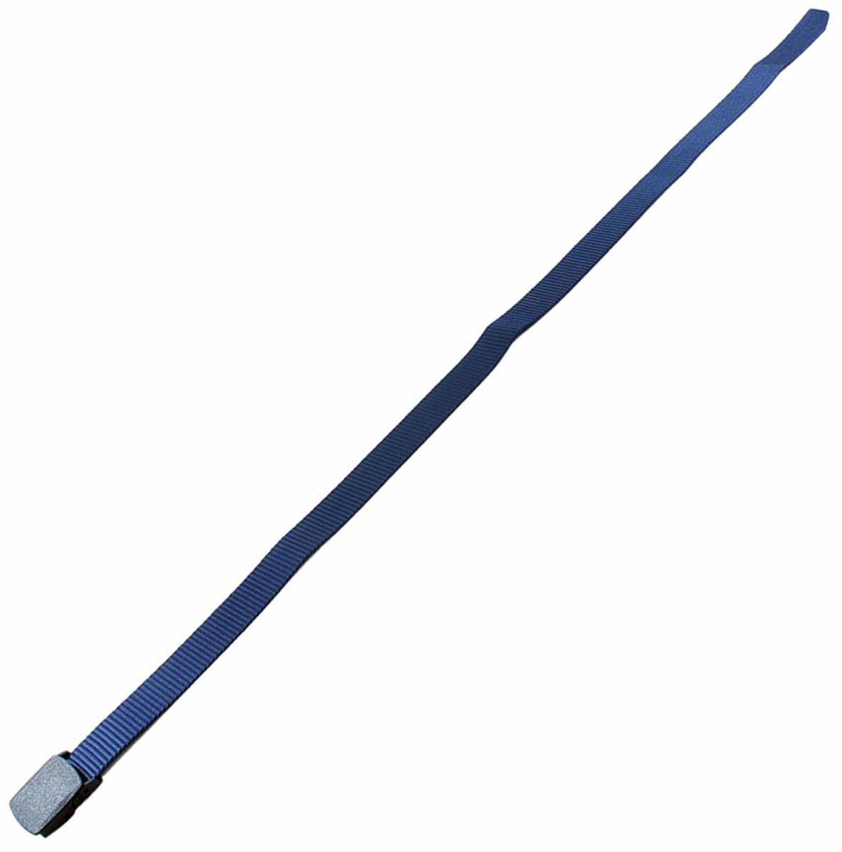 Vyriškas diržas 110 cm mėlynas su sagtimi
