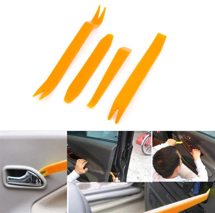 Įrankių komplektas automobilio apdailai nuimti 4 vnt.