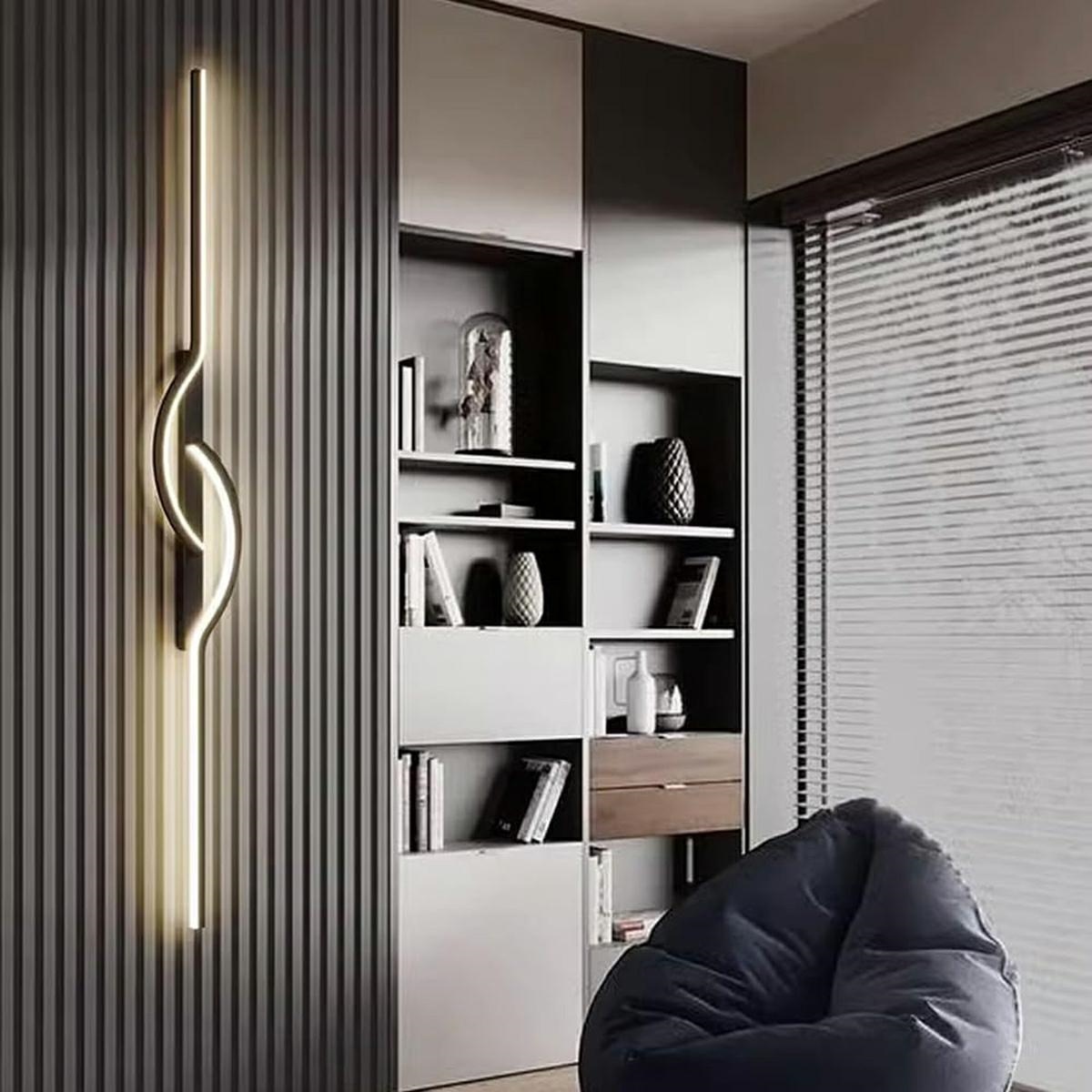 Sieninė led lempa, 60 cm, 4000k neutraliai balta