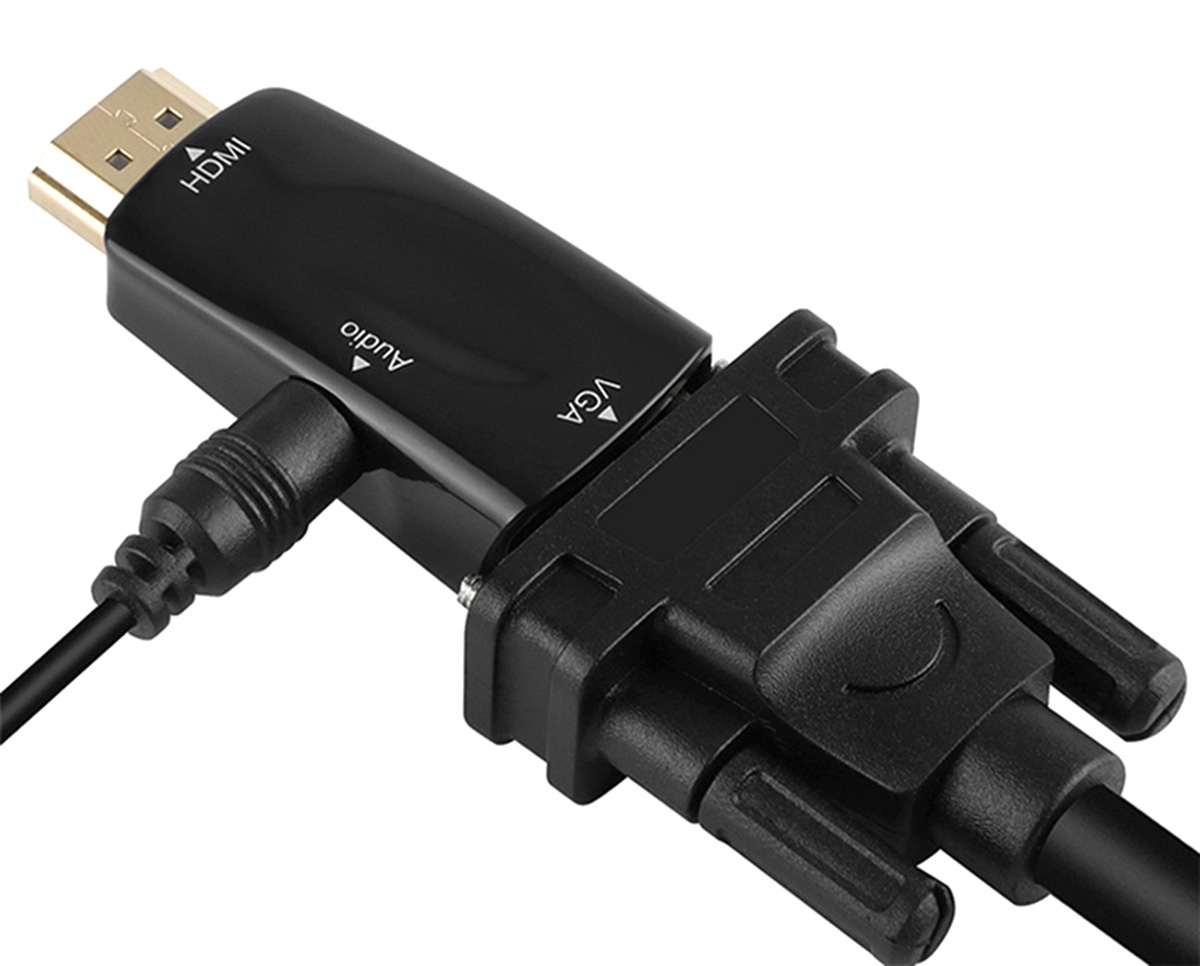 Adapteris hdmi į vga su garso išvestimi