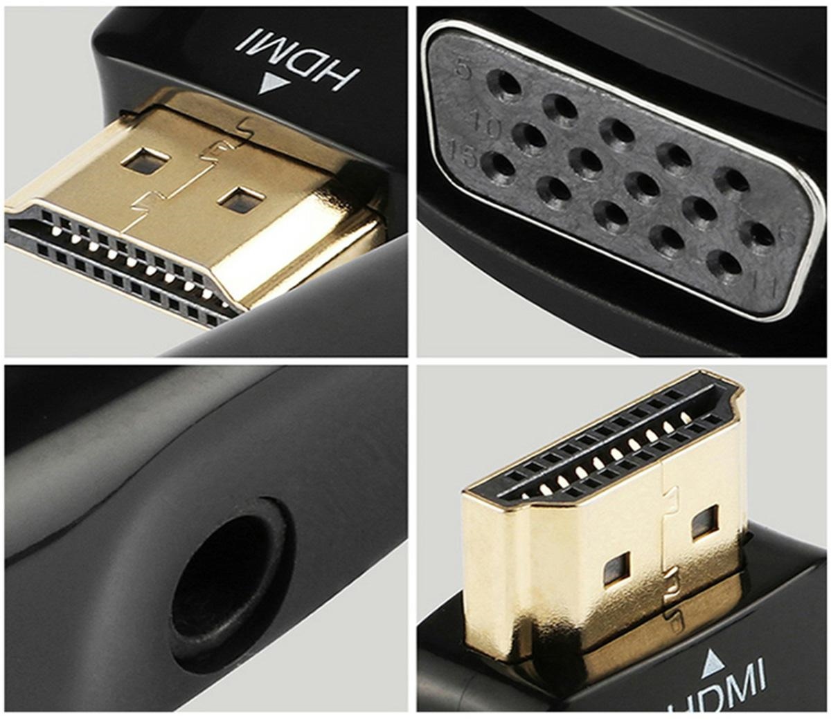 Adapteris hdmi į vga su garso išvestimi