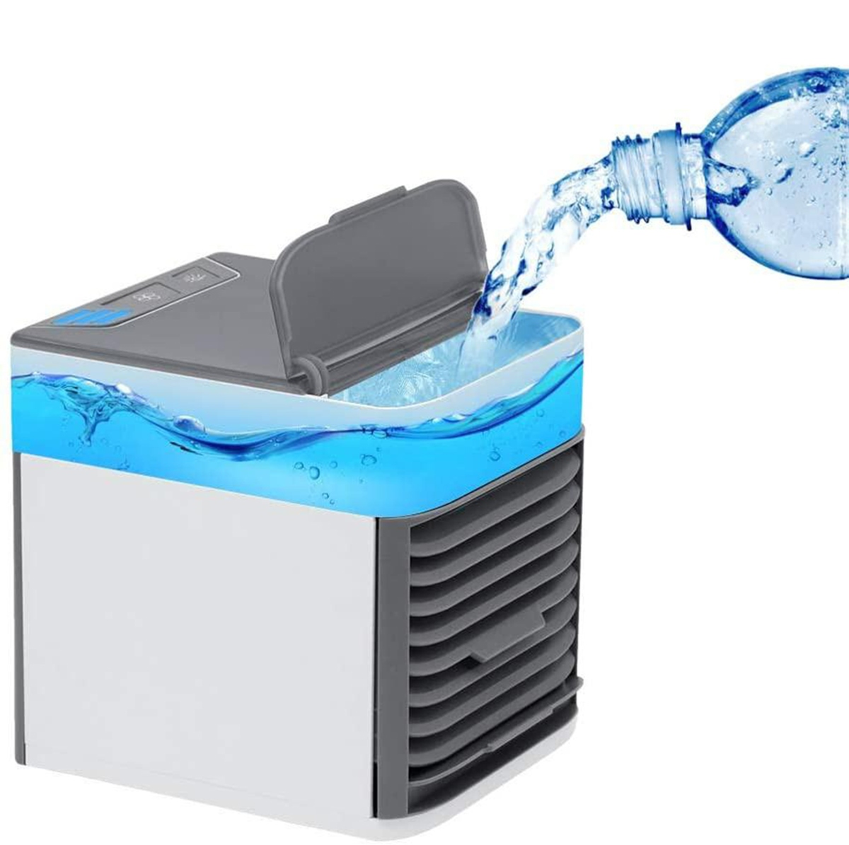 Nešiojamas usb klimato įrenginys da182 su led apšvietimu