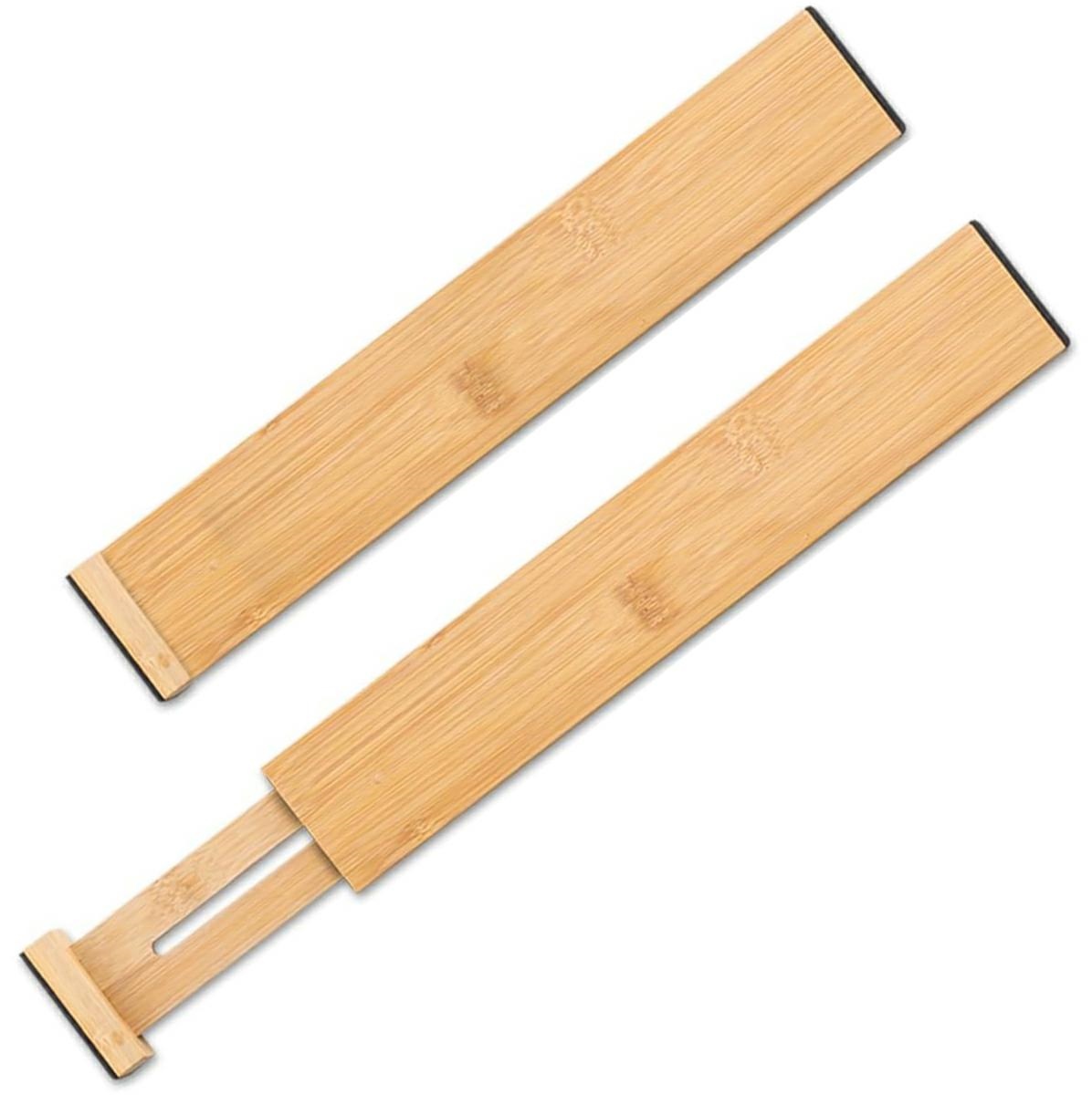 Bambukinis stalčių organizatorius, 4 vnt., 43-56 cm