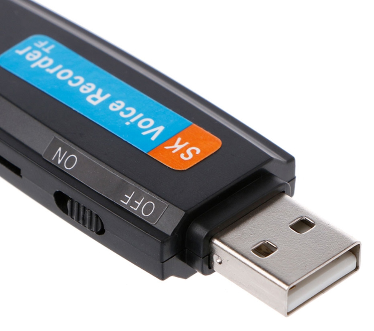 Diktofonas usb su atminties kortelės skaitytuvu