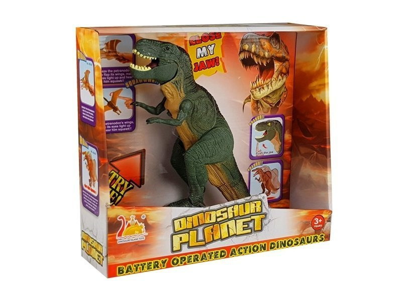 Judantis dinozauras su garsu ir šviesa lean toystyranosaurus rex