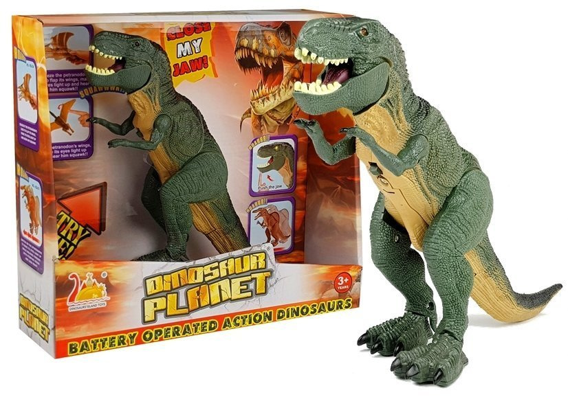 Judantis dinozauras su garsu ir šviesa lean toystyranosaurus rex