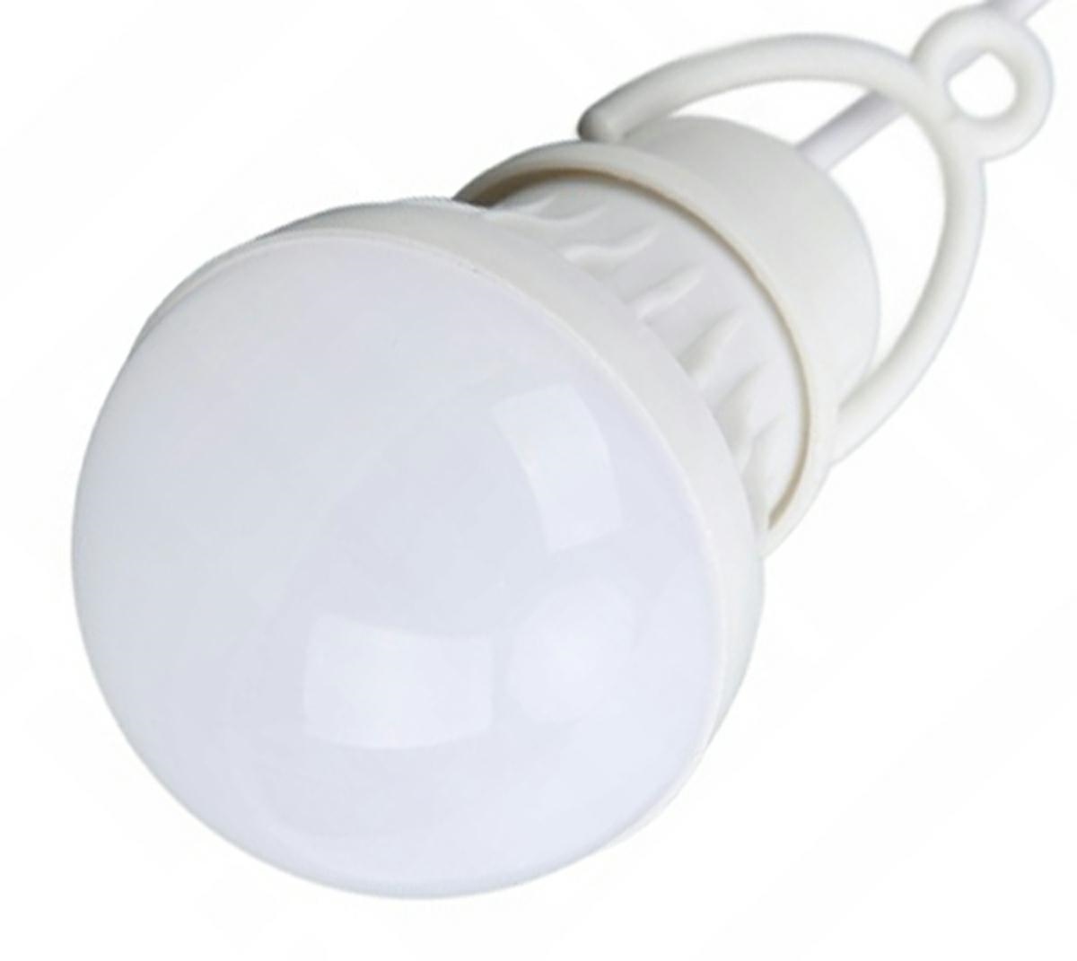 Led stovyklavimo lempa su usb kabeliu