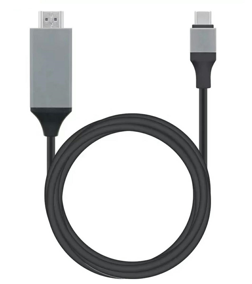 Hdmi-usb-c kabelis su mhl adapteriu 4k, 200 cm