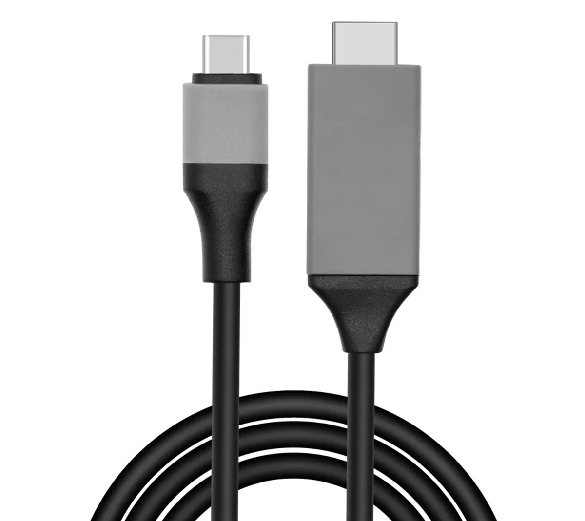 Hdmi-usb-c kabelis su mhl adapteriu 4k, 200 cm