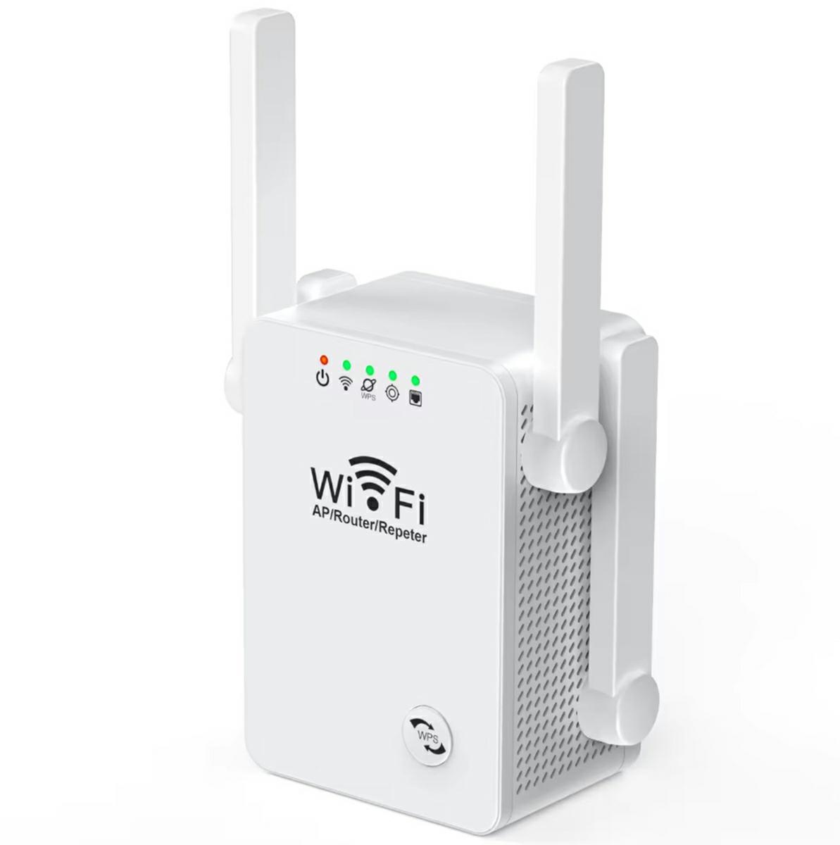 Wifi signalo stiprintuvas ak341 su 4 antenomis