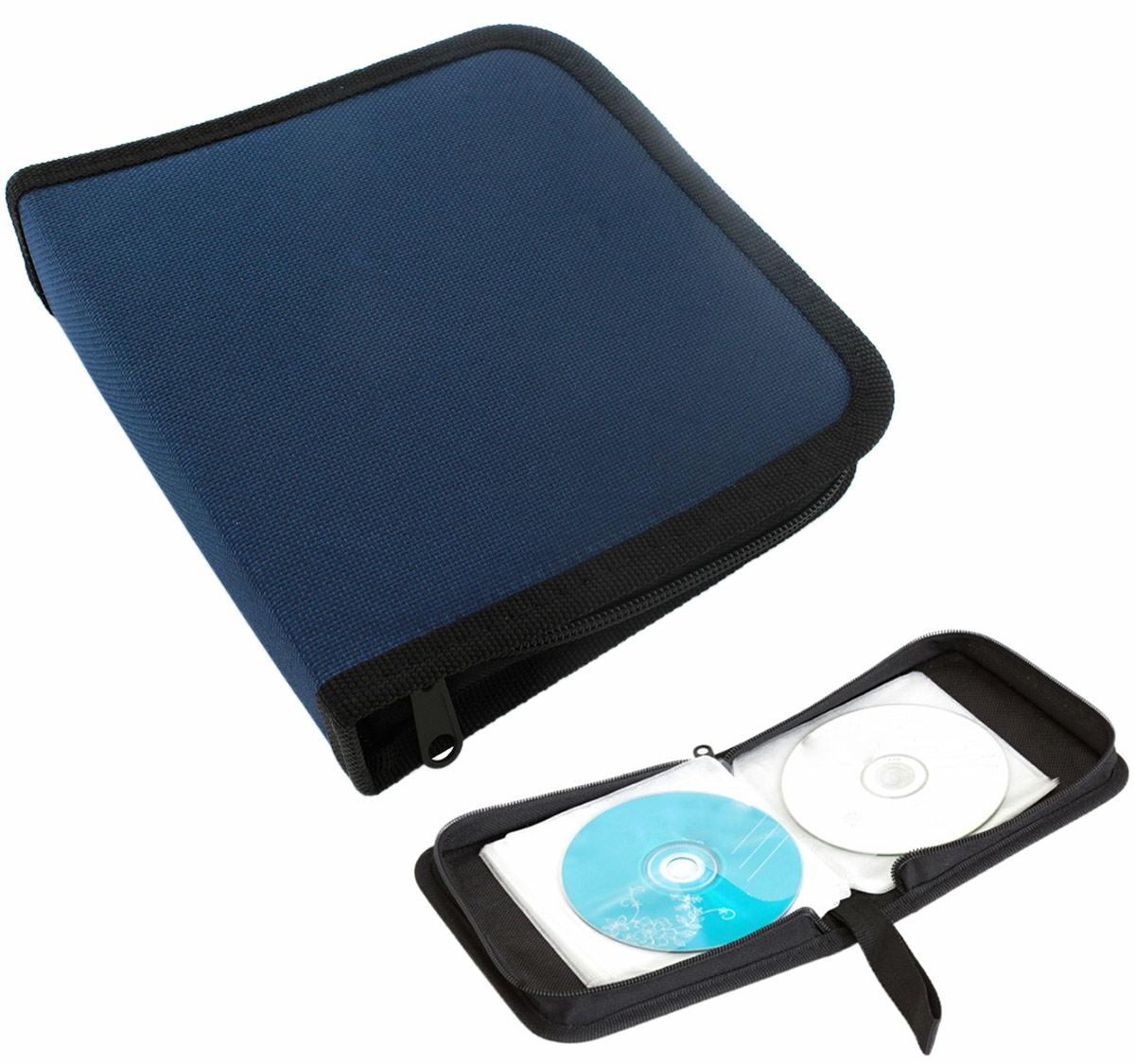 Cd/dvd dėklas ag429c, 40 vietų, mėlynas