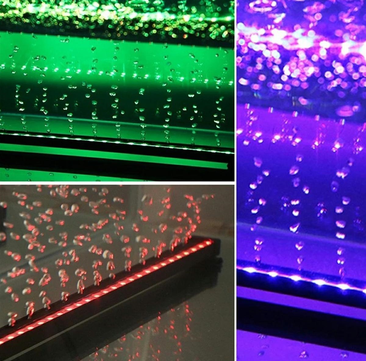 Akvariumo led lempa rgb 28 cm