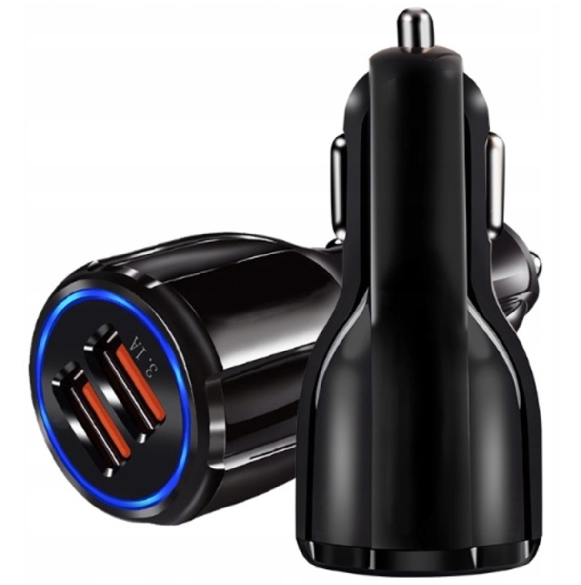 Automobilinis įkroviklis pls34d 2x usb greitas įkrovimas 1