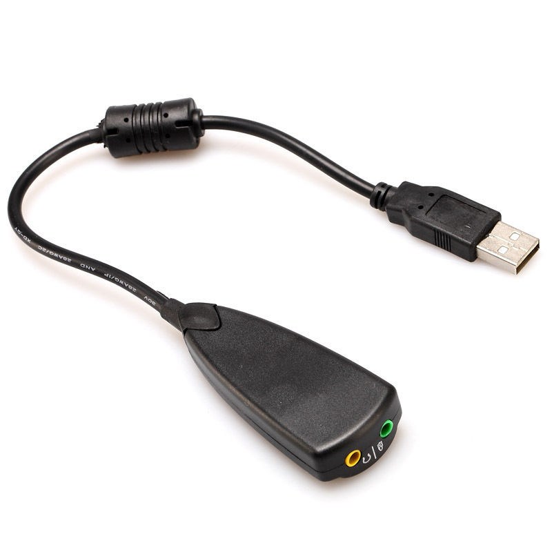 Garso kortelės kabelis usb 7.1