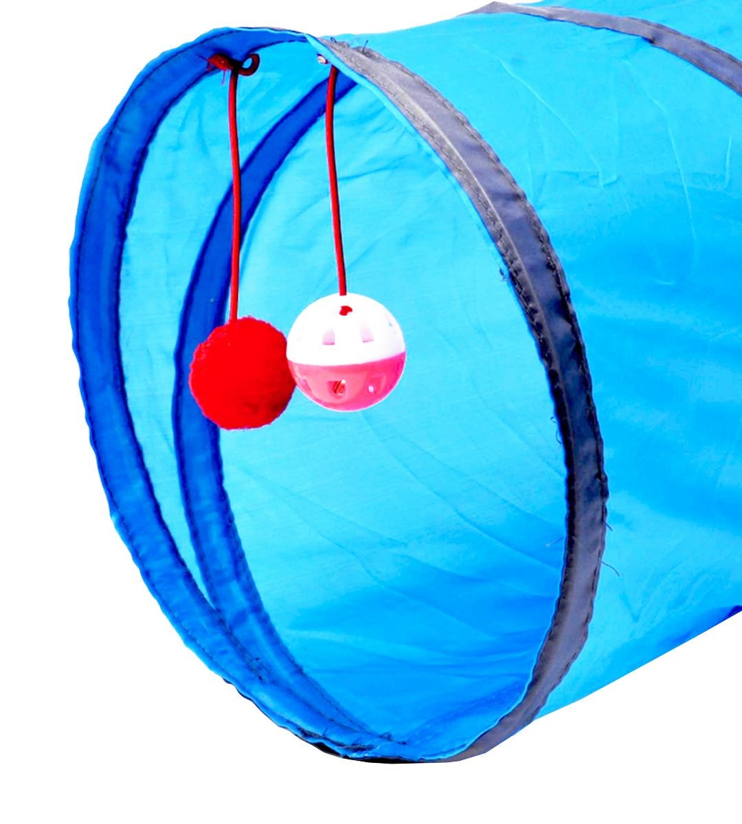 Katės tunelis zw8a, 50 cm, mėlynas