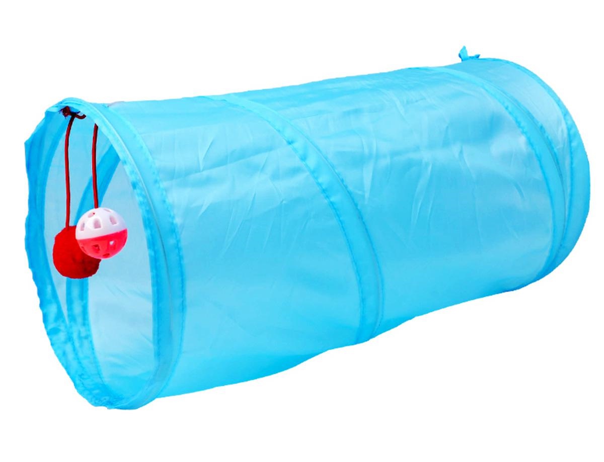 Katės tunelis zw8a, 50 cm, mėlynas