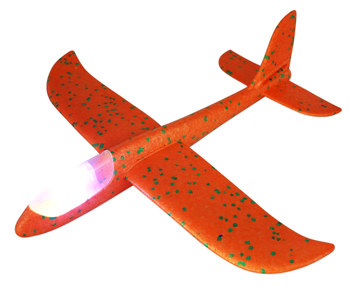 Putplasčio lėktuvas su led, 46 cm