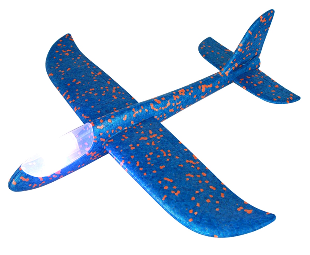 Putplasčio lėktuvas su led, 46 cm