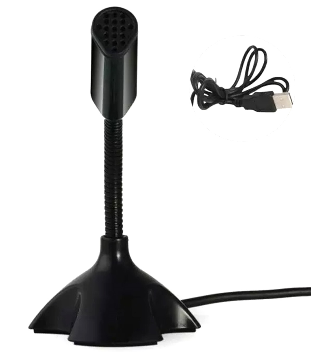 Usb mikrofonas su stovu