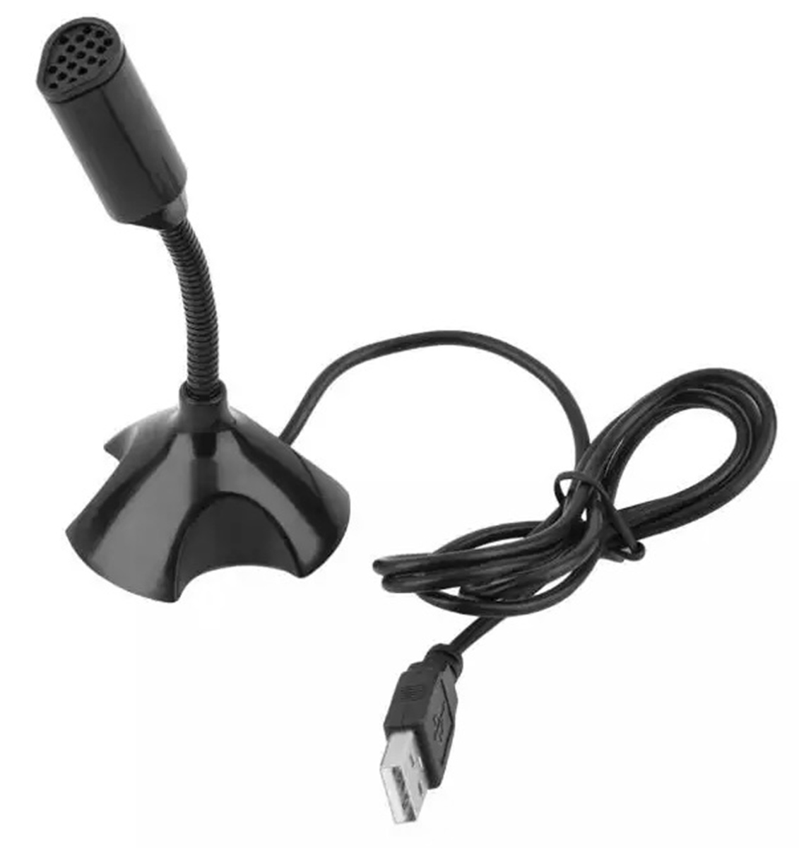 Usb mikrofonas su stovu
