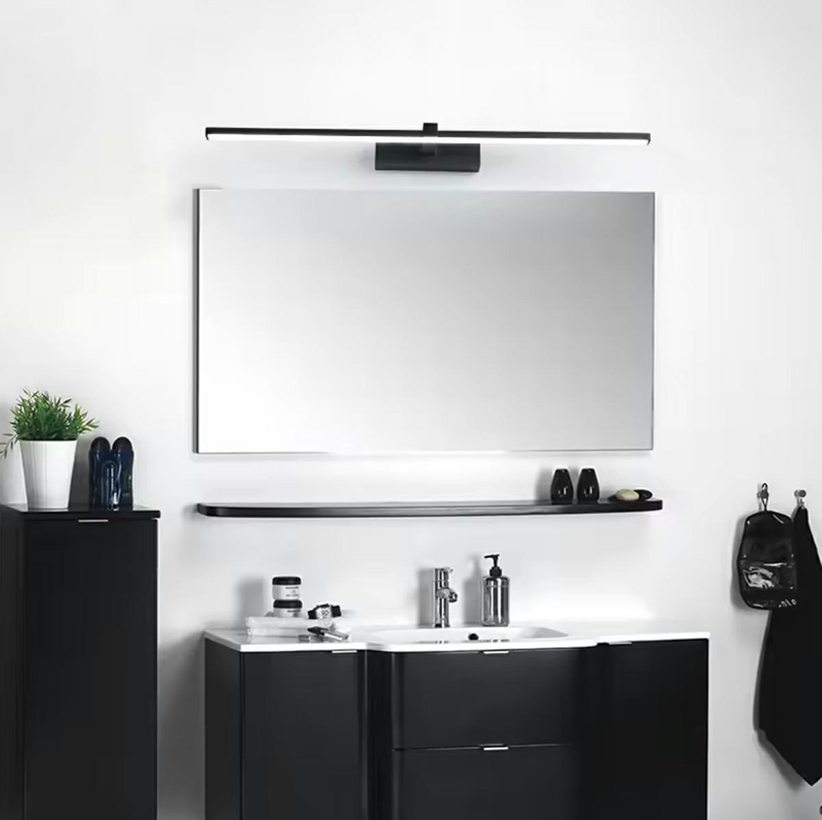 Led sieninis šviestuvas zd122 60 cm juodas