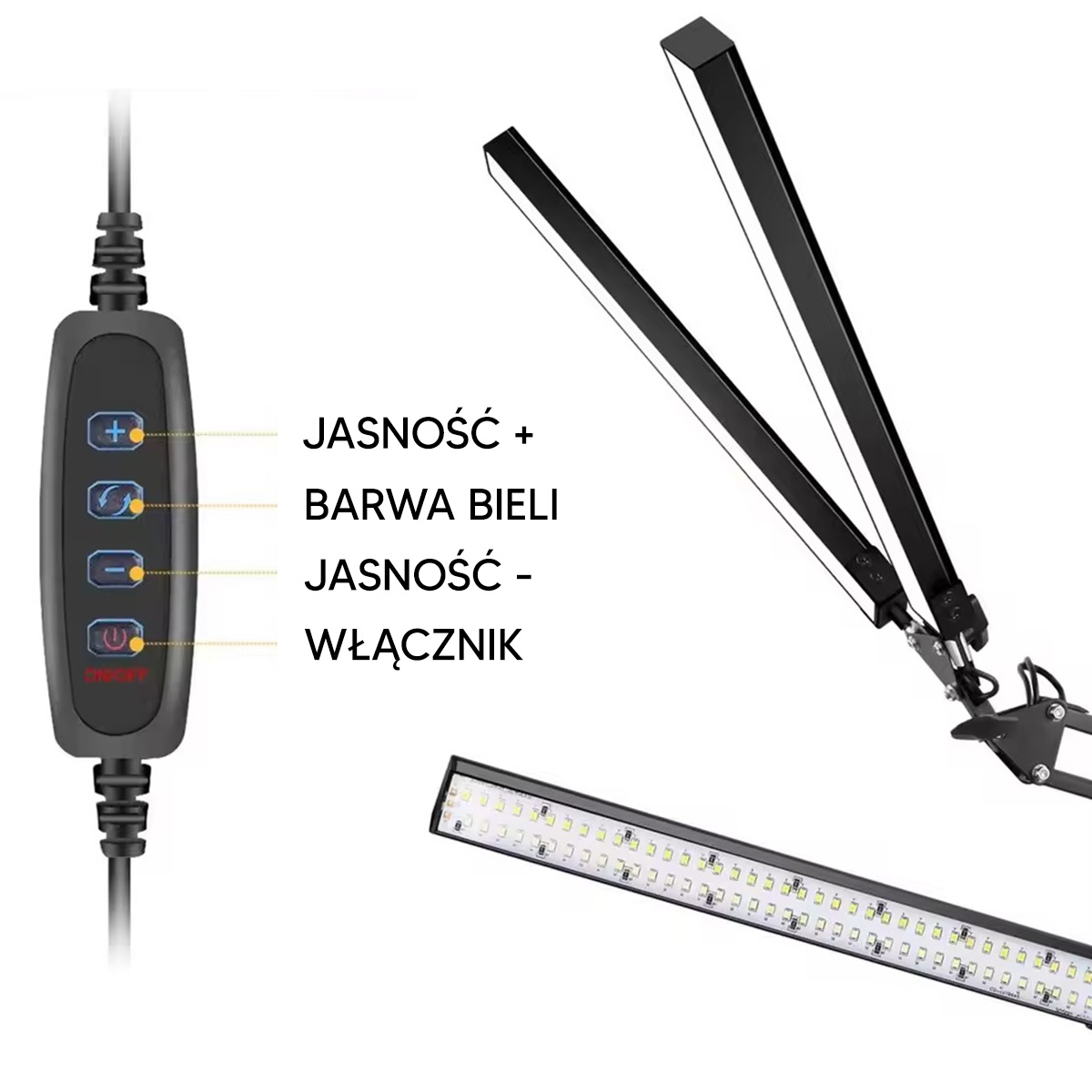 Lempa led zd136 su reguliuojamu laikikliu, 24w
