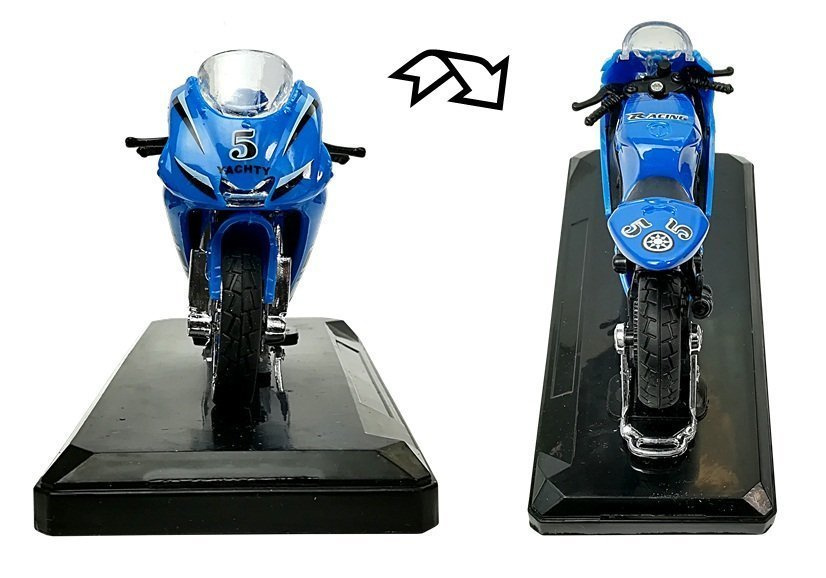 Žaislinis sportinis motociklas su garsais
