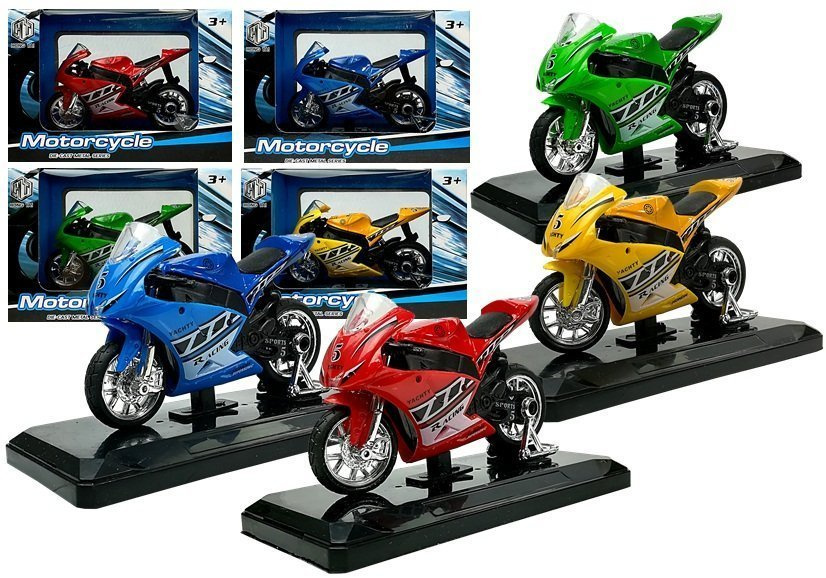 Žaislinis sportinis motociklas su garsais