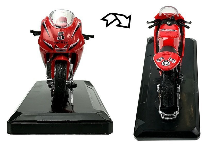 Žaislinis sportinis motociklas su garsais
