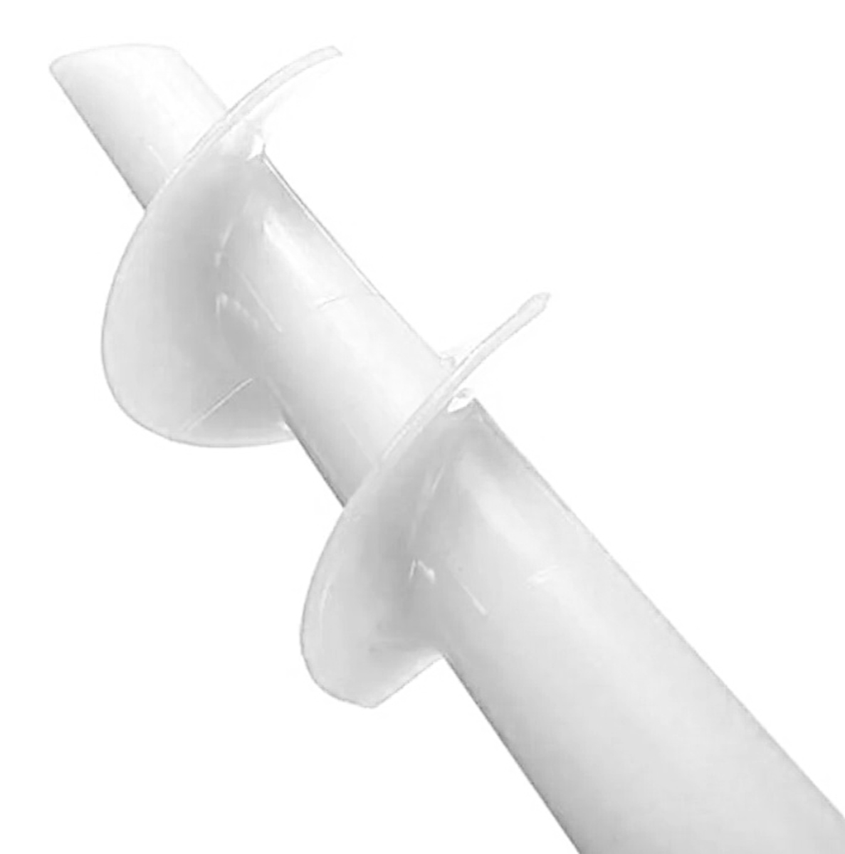Baltas plastikinis paplūdimio skėčio laikiklis, 35 mm