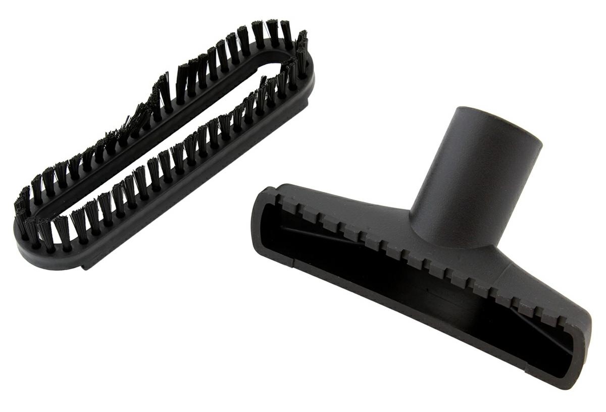 Dulkių siurblio šepetys 13 cm, minkšti šereliai, juodas