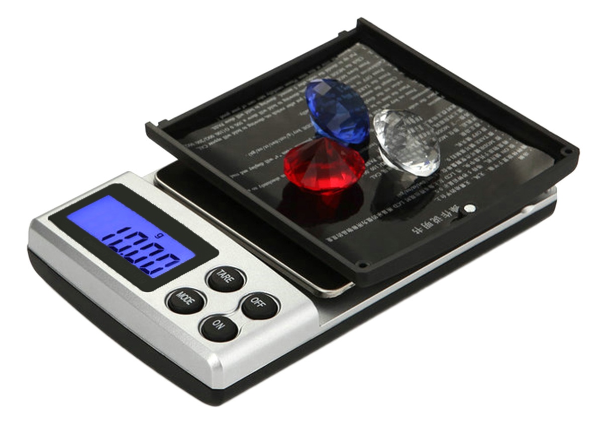 Juvelyrinė svarstyklė 100g/0,01g su lcd ekranu