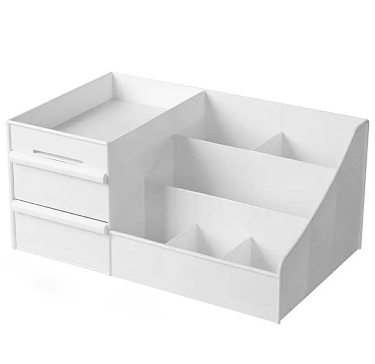 Stalinis organizatorius su dviem stalčiais, 27x11,5x16 cm