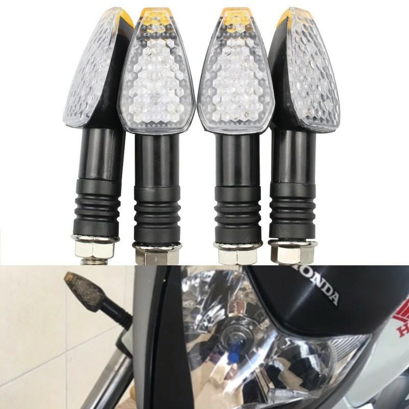 Motociklų led posūkio signalai, 4 vnt., m10