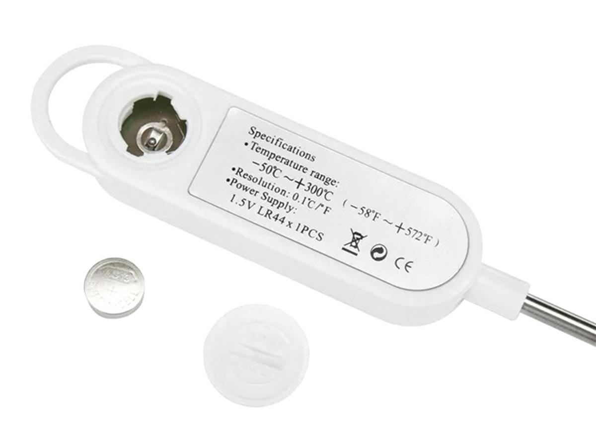 Elektroninis termometras su lcd ekranu ir nerūdijančio plieno adata 3