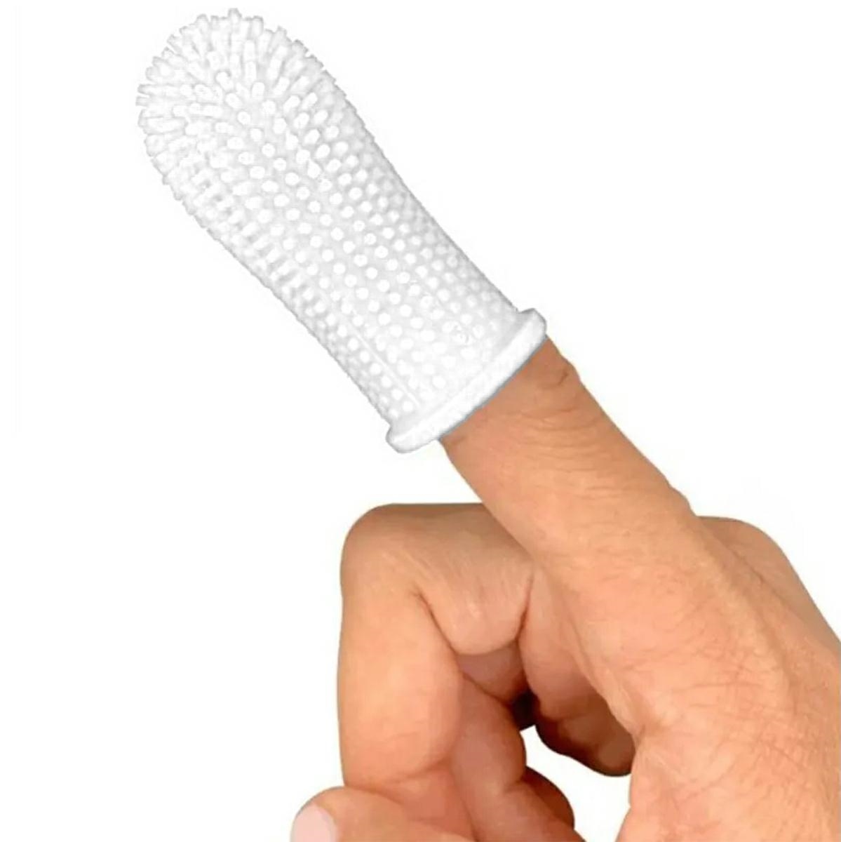 Silikoninis dantų šepetėlis gyvūnams, 5 cm